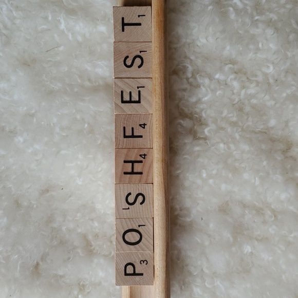 NASHVILLE tote  Robin Ruth tan blue green  w/ Zipper Souvenir Scrabble Poshfest - Picture 7 of 8